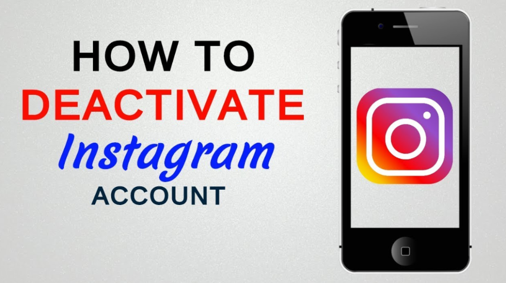 How to deactivate instagram